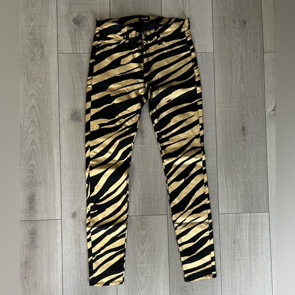 Metallic Zebra Print Jeans from Revolve (Hudson) - Picture 7 of 14
